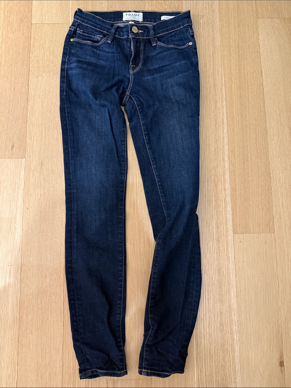 Frame Denim Le Skinny de Jeanne Indigo Skinny Jeans